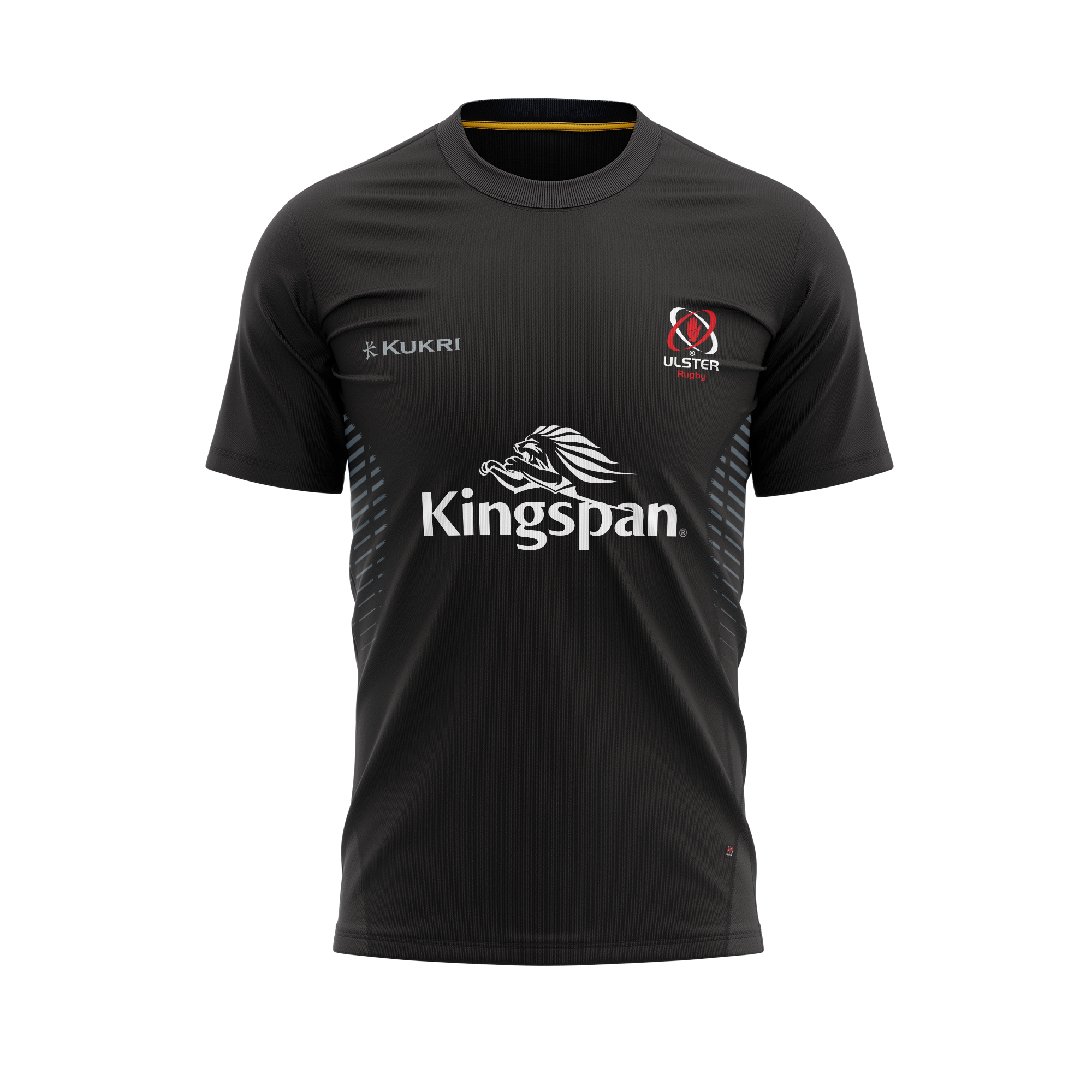 Ulster-Part-Sublimated-Technical-T-Shirt-BLACK-Fr | SS Moores Sports